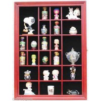 Wall Curio Cabinet / Miniature Shadow Box Display Case w/ glass door ( TC02B  )   270941188134